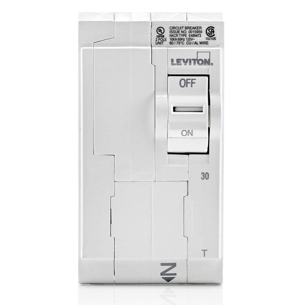 Leviton LB230-T side profile highlights compact design and easy wiring access