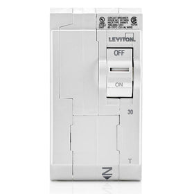 Leviton LB230-T side profile highlights compact design and easy wiring access