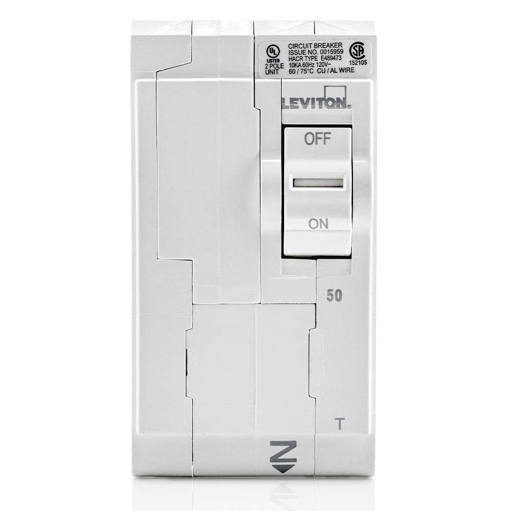 Leviton LB250-T supports 120/240 VAC circuits in residential panels for reliable power control.