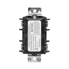 Leviton MS303-DS side wiring connection demonstrates versatile mounting options.