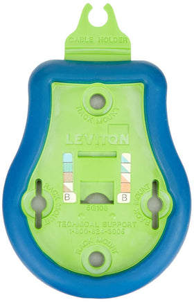 Leviton palm termination 47615-PTT cable retainer aids seating and alignment