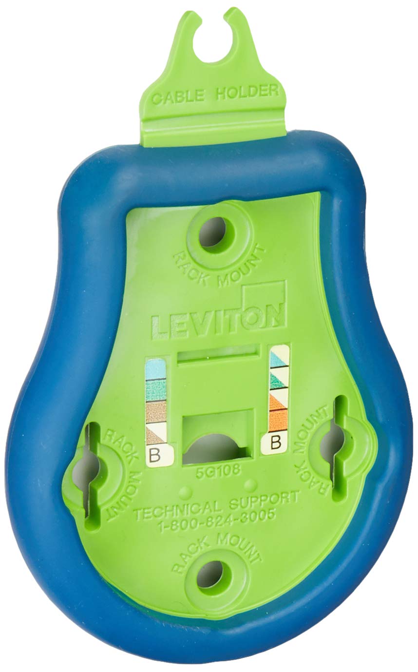 Leviton palm termination 47615-PTT main view with ergonomic grip for precise seating