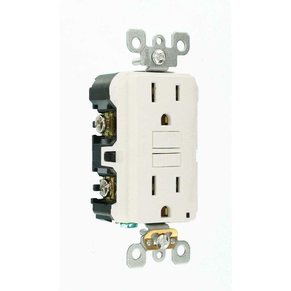 Leviton GFCI status indicator shows power and protection