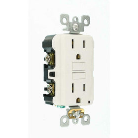 Leviton GFCI status indicator shows power and protection
