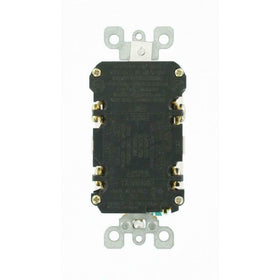 Leviton GFCI supports back and side wiring
