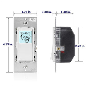 Leviton timer switch compatible with multi-way setups for flexible use