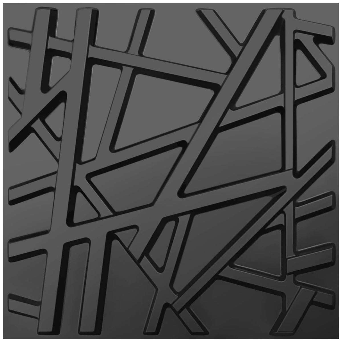 LEVOWAY 33-pack 3D wall panels add dramatic texture to a room's walls.