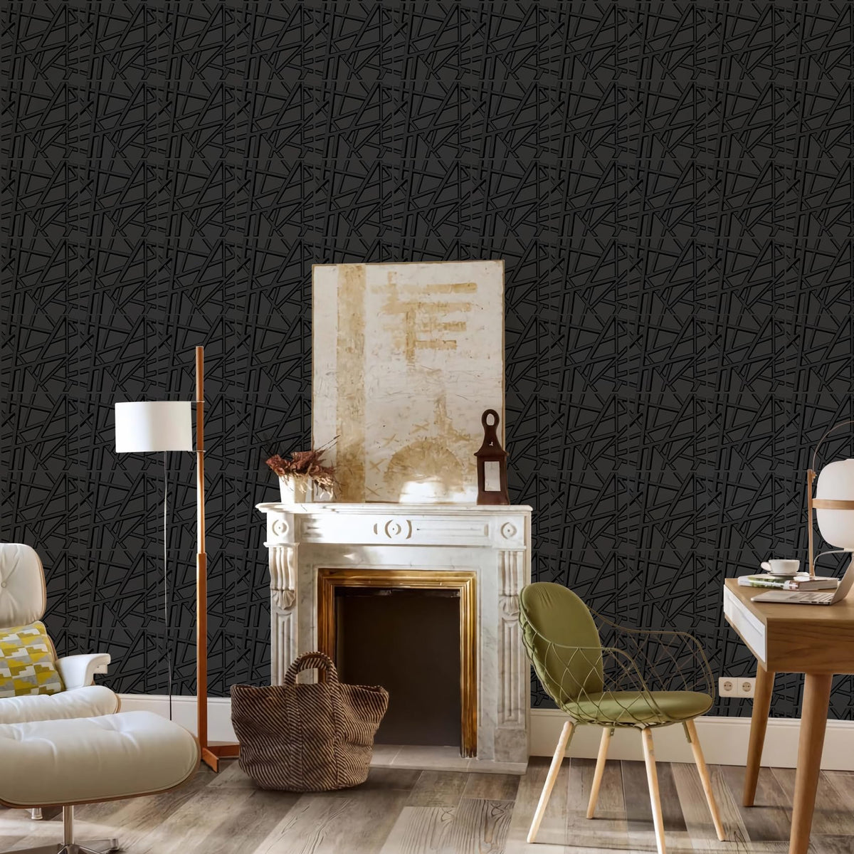 LEVOWAY waterproof and fire-resistant material supports durable wall decor.