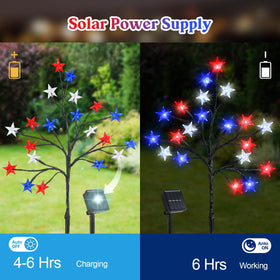 Lewondr 20-LED star lights provide bright outdoor decoration for events