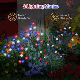Lewondr easy-install solar garden lights require no cords or adapters