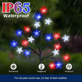 Lewondr solar patio decor suited for Independence Day celebrations