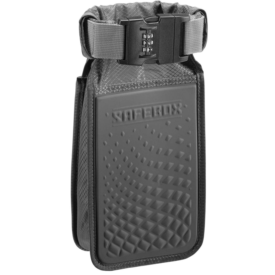 Lewis N. Clark Safebox portable safe with a 3-digit lock for secure valuables.