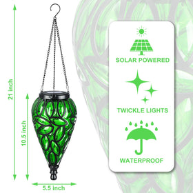 LEWIS&WAYNE solar panel top powers gentle glow for evenings on porches.