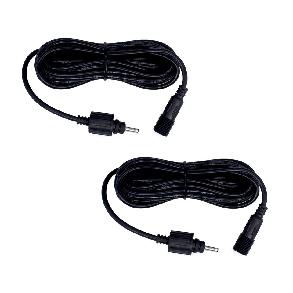 Lewisia 10 ft extension cord for water pump enables flexible placement.