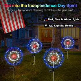 Lewondr firework solar light showing flexible wires for creative shapes