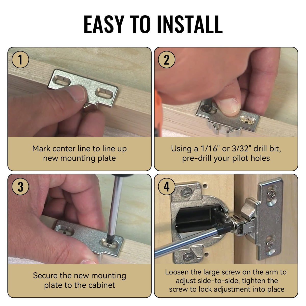 LEWEREST replacement plate compatible with Blum model 39C358C.21