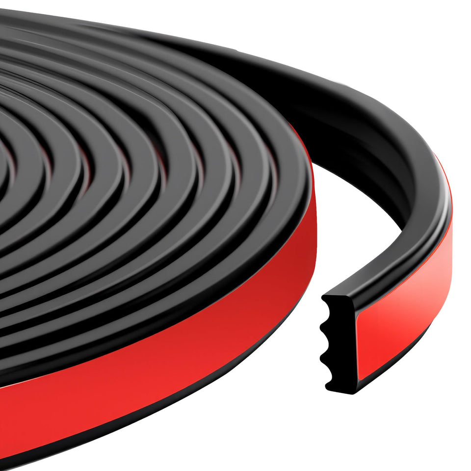 LEWEREST ribbed foam seal provides a tight weather seal for doors and hatches.