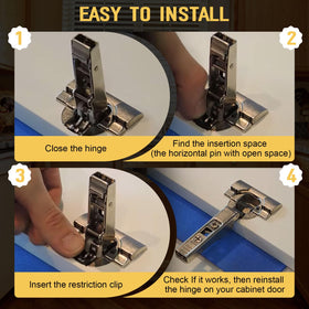 LEWEREST tool-free installation saves time and preserves aesthetics