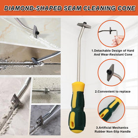 Lewrwet grout removal tool durable construction resists wear during heavy tasks