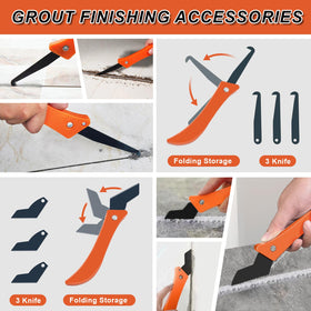 Lewrwet grout removal tool suitable for both DIY and pro renovations