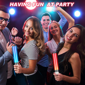 Lewtemi concert glow sticks in use to energize crowds