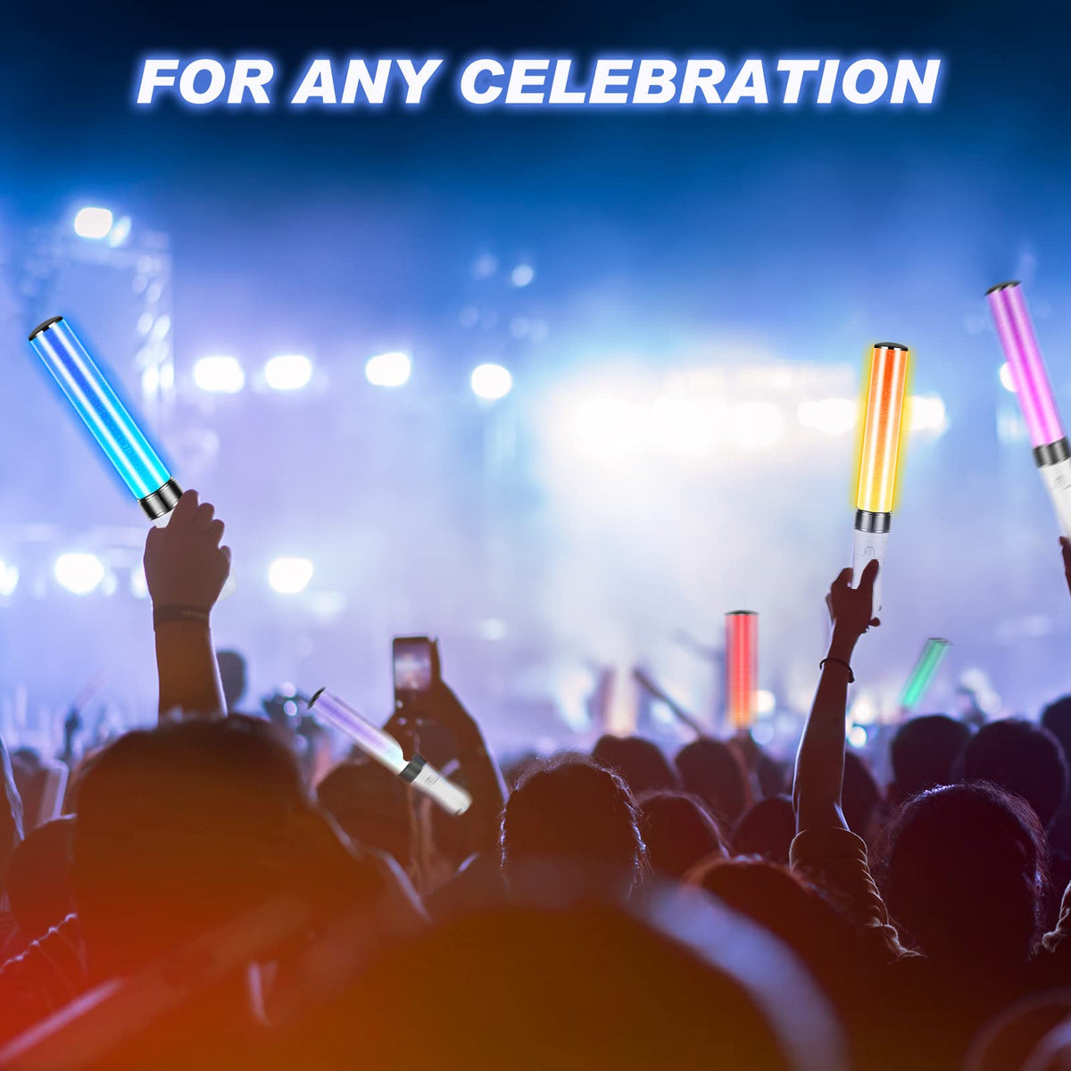 Lewtemi lightstick measuring 25 cm for easy handling at events
