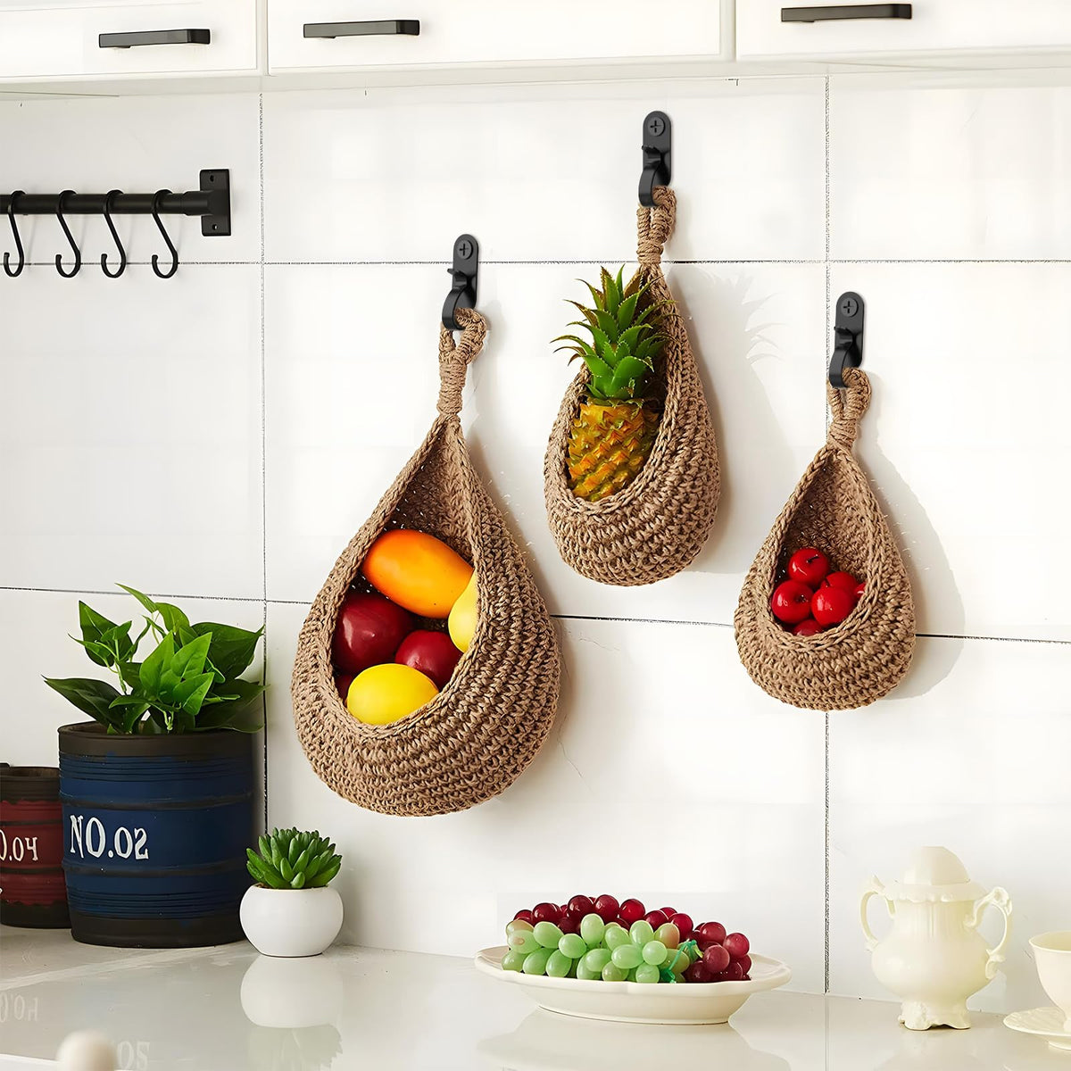 Lewufe versatile hangers fit patios, walls, and entrances for string lights.