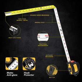 LEXIVON 205 anti-skid case for comfortable handling during long measuring sessions.