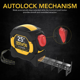 LEXIVON 205 true-zero hook provides precise starts for internal and external measurements.