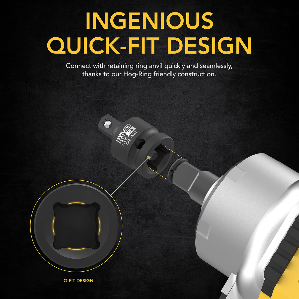 LEXIVON spring detent hardware preventing drops and loosening