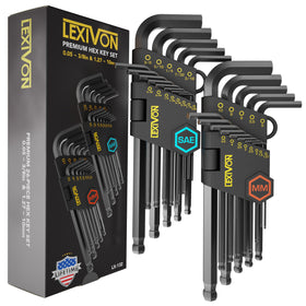 LEXIVON Allen Wrenches LX-132 set in case for quick access and organized storage