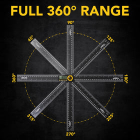 LEXIVON digital angle finder inside angle reading for cabinetry joints