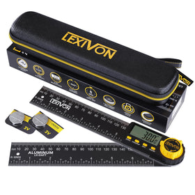 LEXIVON digital angle finder with XL display for easy readings