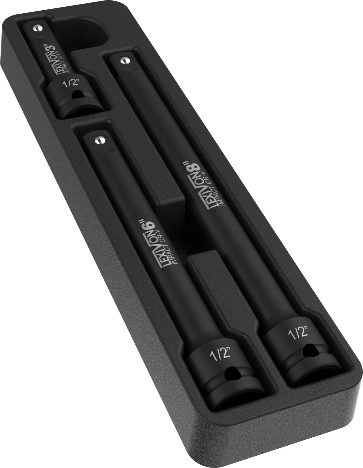 LEXIVON 1/2-inch extension bar 6in in tray for mid-reach in repairs
