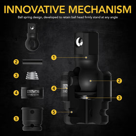LEXIVON laser-etched sizes for quick identification during work