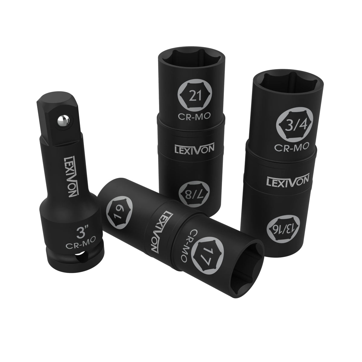 LEXIVON LX-111 heat treated Cr-Mo steel for high torque durability.
