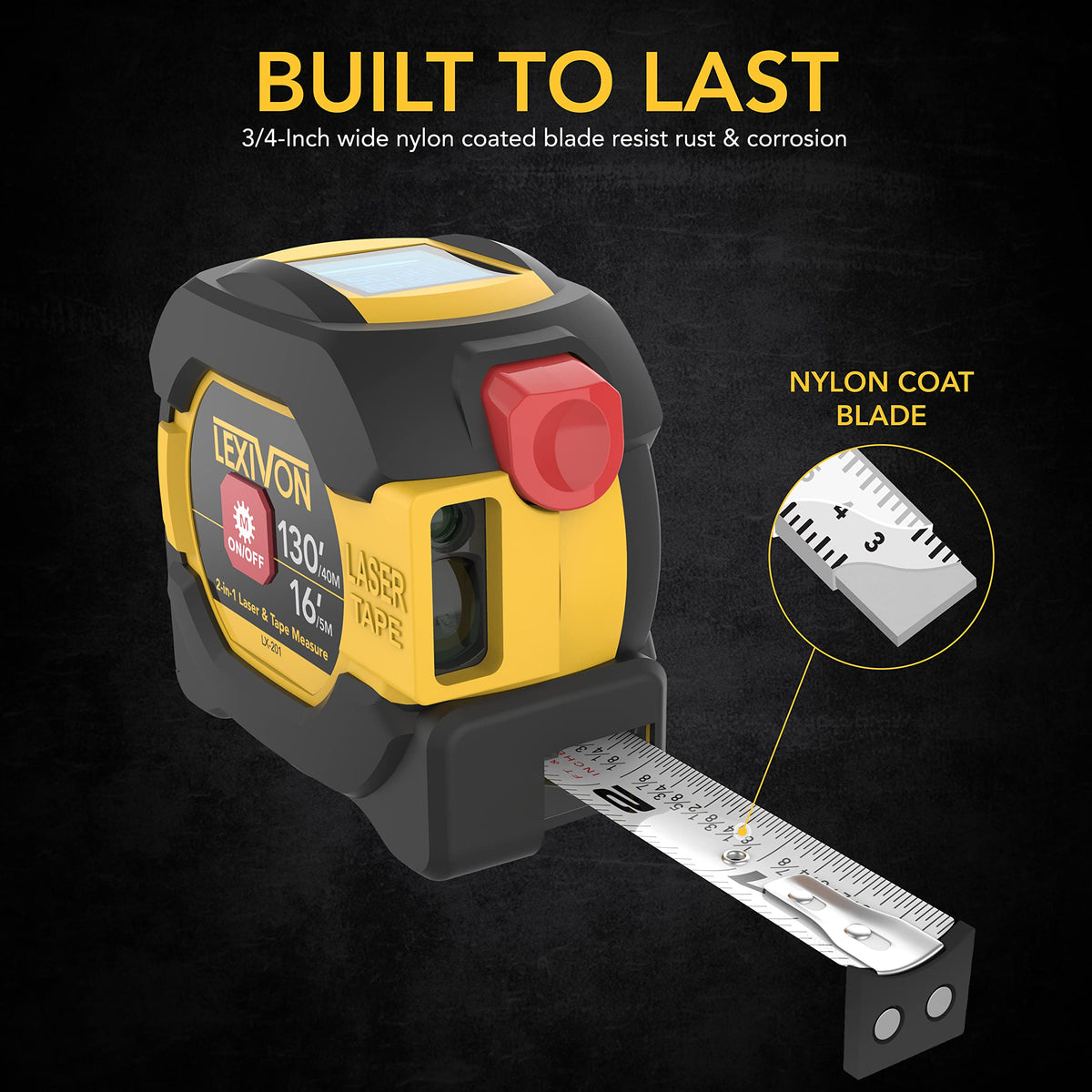 LEXIVON LX-201 auto-lock tape mechanism for stable measurements