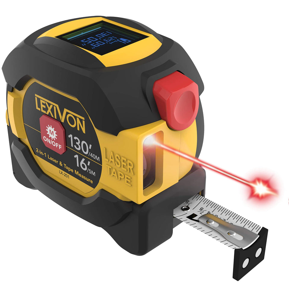 LEXIVON LX-201 laser distance display for quick room measurements