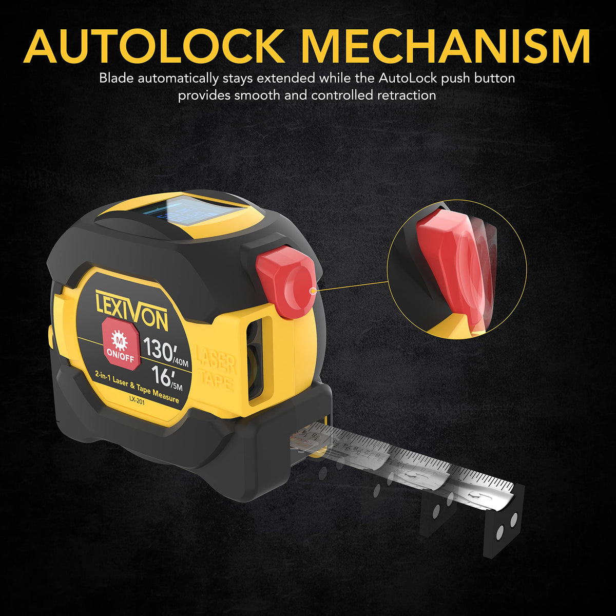 LEXIVON LX-201 true-zero magnetic hook for precise start point