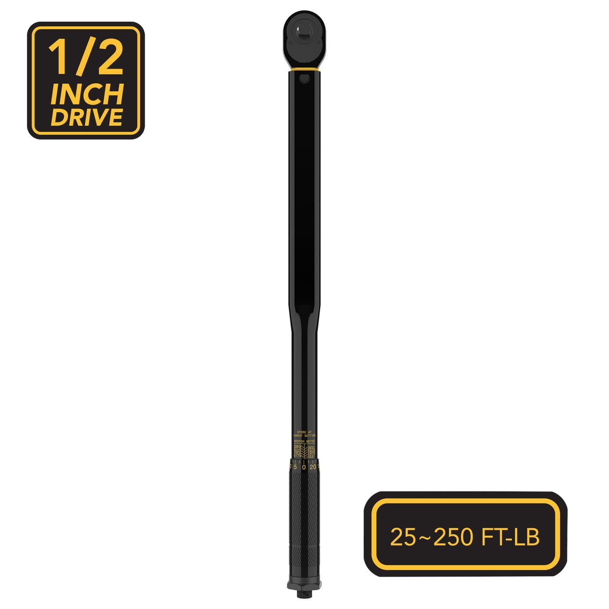 LEXIVON LX-184 easy-to-read dual-range scale in bold yellow