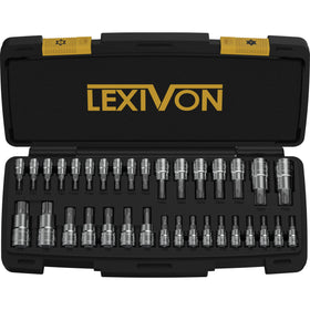 LEXIVON Master Torx socket set close-up showing durable construction.