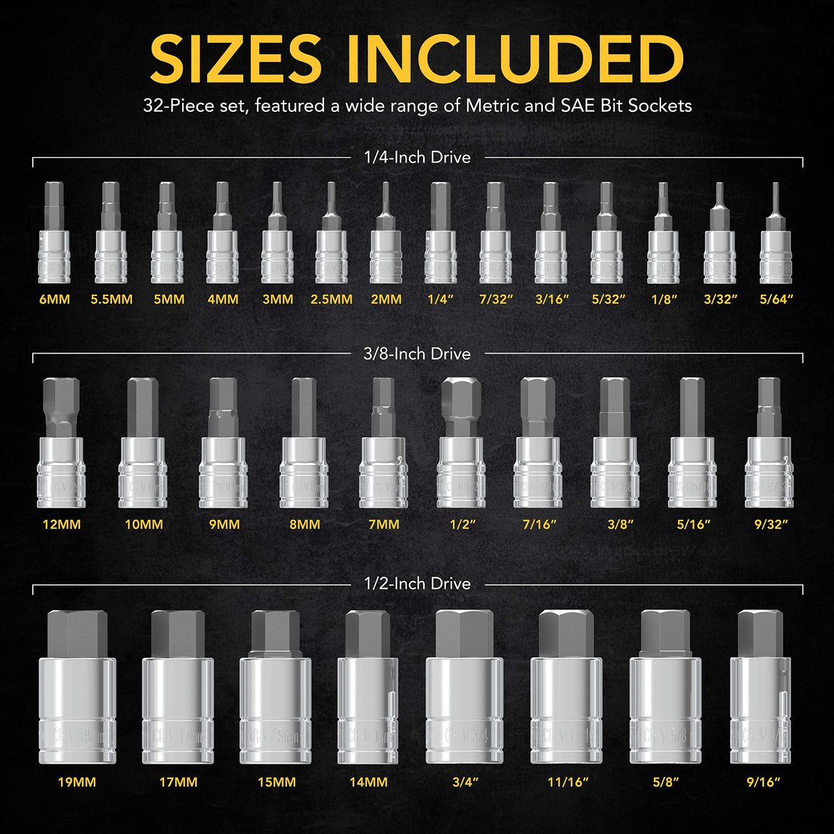 LEXIVON precision chamfered ends ensure smooth, precise insertions.
