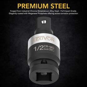 LEXIVON SLIM U-Joint coated for rust resistance and durability