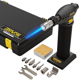 LEXIVON torch in use with detailed heat work on a small piece