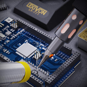 LEXIVON torch in use for metalwork and soldering tasks