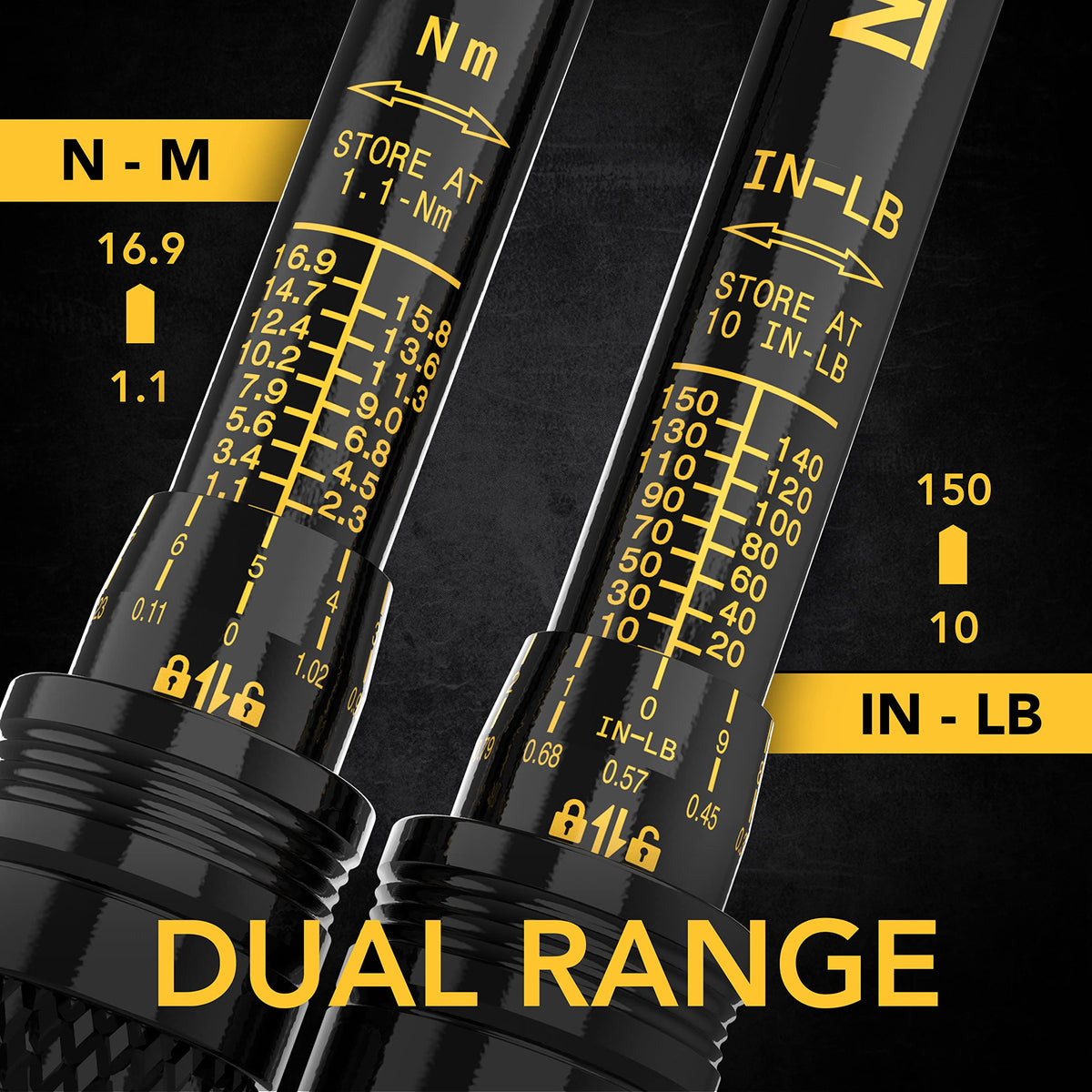 LEXIVON wrench with 72-tooth gear for precise clicks in tight spots.