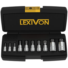 LEXIVON XZN triple-square bits M4–M6 with precise chamfers for easy engagement.