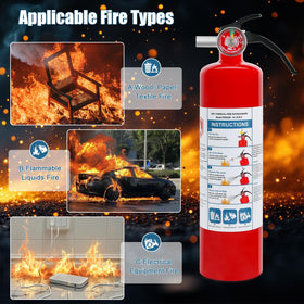 Ergonomic Leyanny extinguisher handle enables controlled operation.