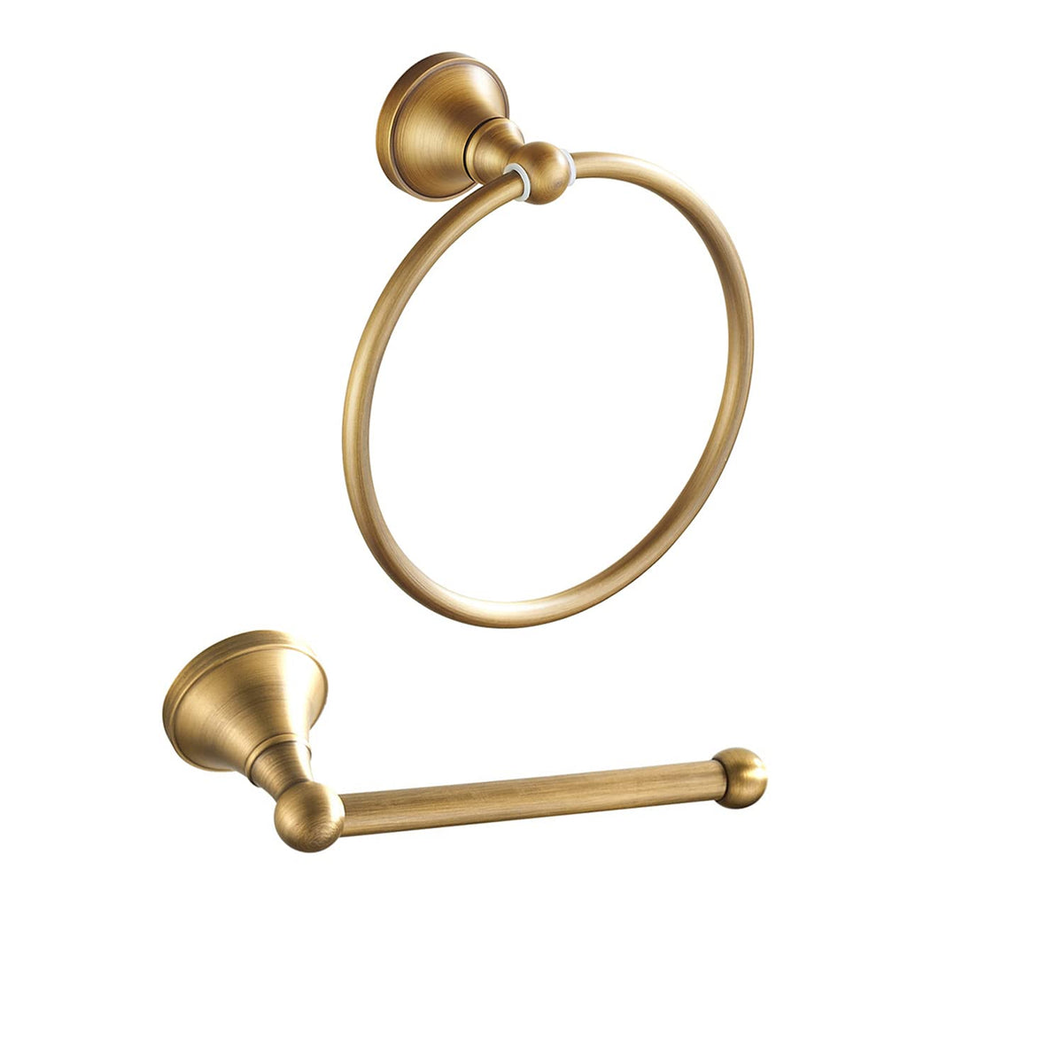 Leyden antique brass toilet paper holder wall mount with durable moisture-resistant finish