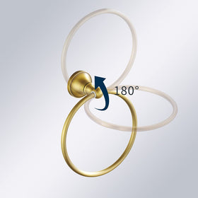 Leyden toilet paper holder brass finish closeup highlighting corrosion resistance